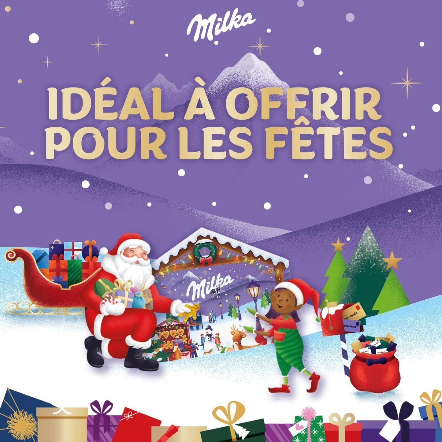 Calendrier de l'Avent Magic Mix - Milka 147g